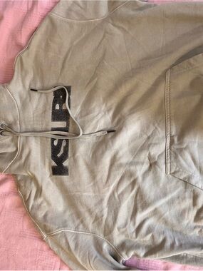 Ksubi Oversized Logo Hoodie in mint green